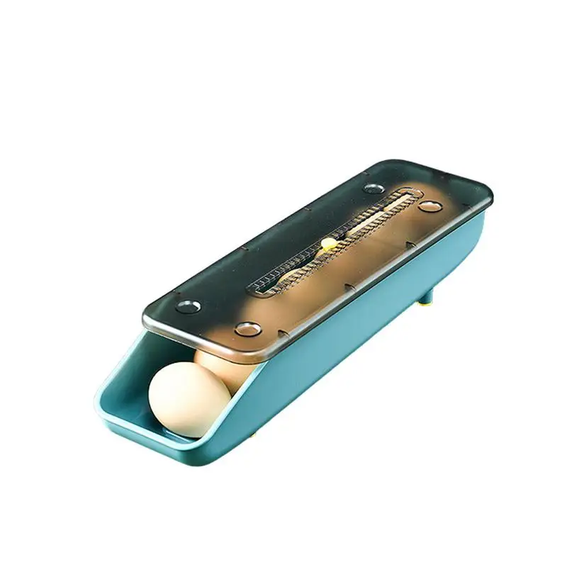 

Fridge Organizer Box Slide Egg Drawer Storage Container Shelf Transparent Lid Egg Fruit Vegetable Storage Box Kitchen Tool