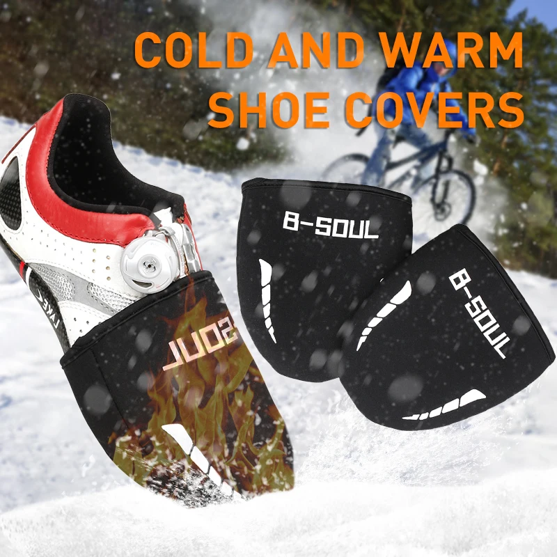 

1 Pair Cycling Shoes Covers Waterproof Winter Warm Road Bike Overshoes Protector MTB Mountain Road Bike Shoes Cover For Toe