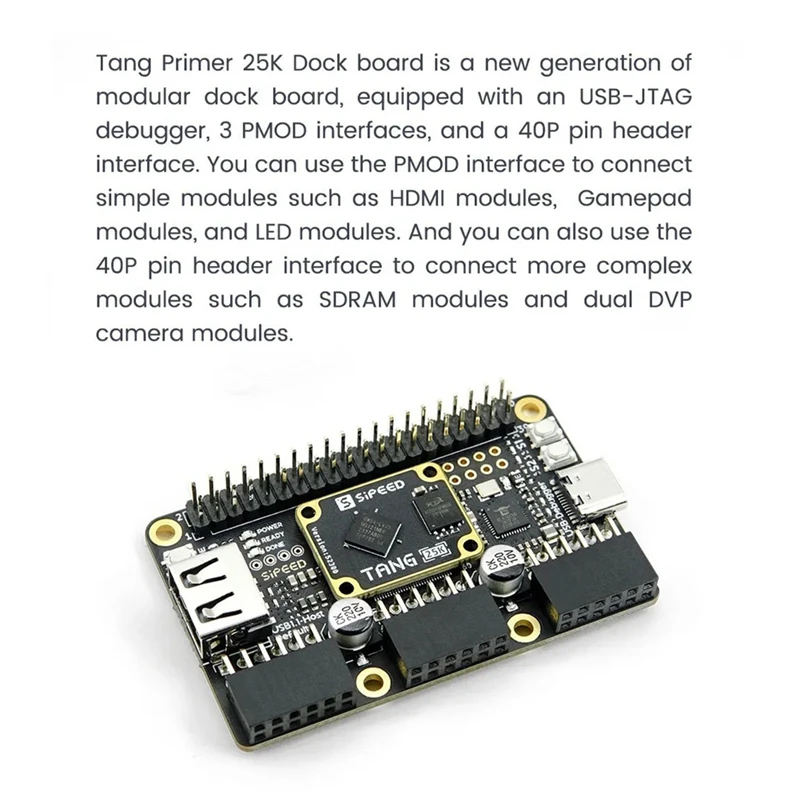 Tang Primer 25K GOWIN GW5A RISCV FPGA Макетная плата PMOD SDRAM Прочный Простой в использовании