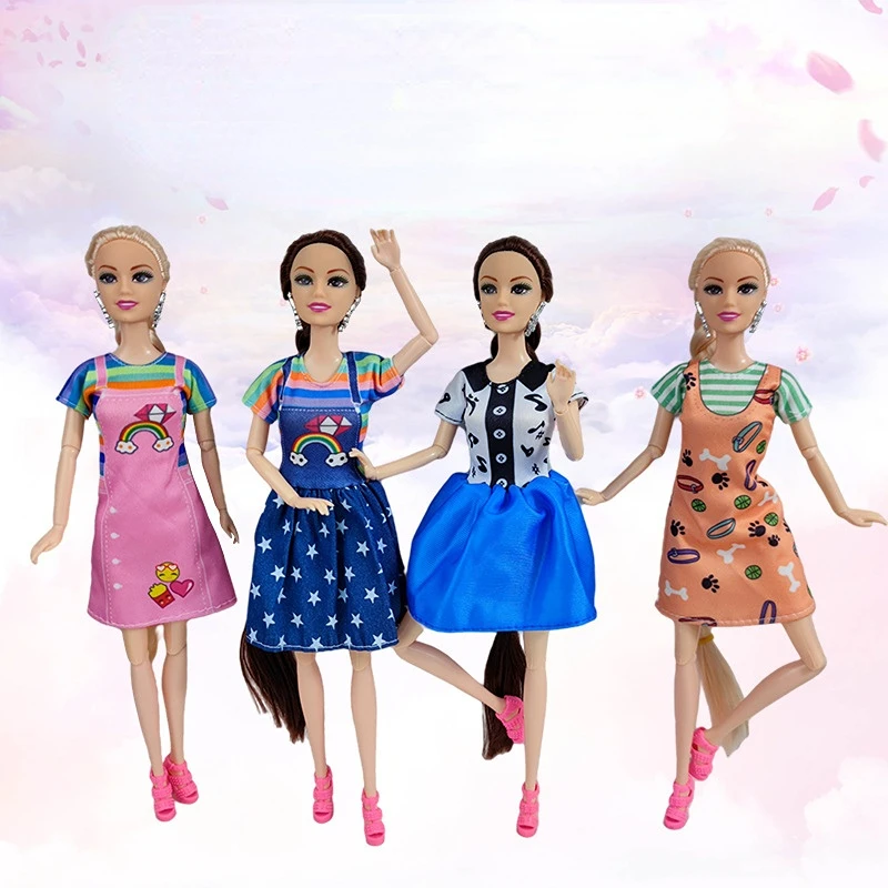 

11.5-inch Doll Clothing Fashion Changing Dress Girl Toy Accessories Doll Clothing