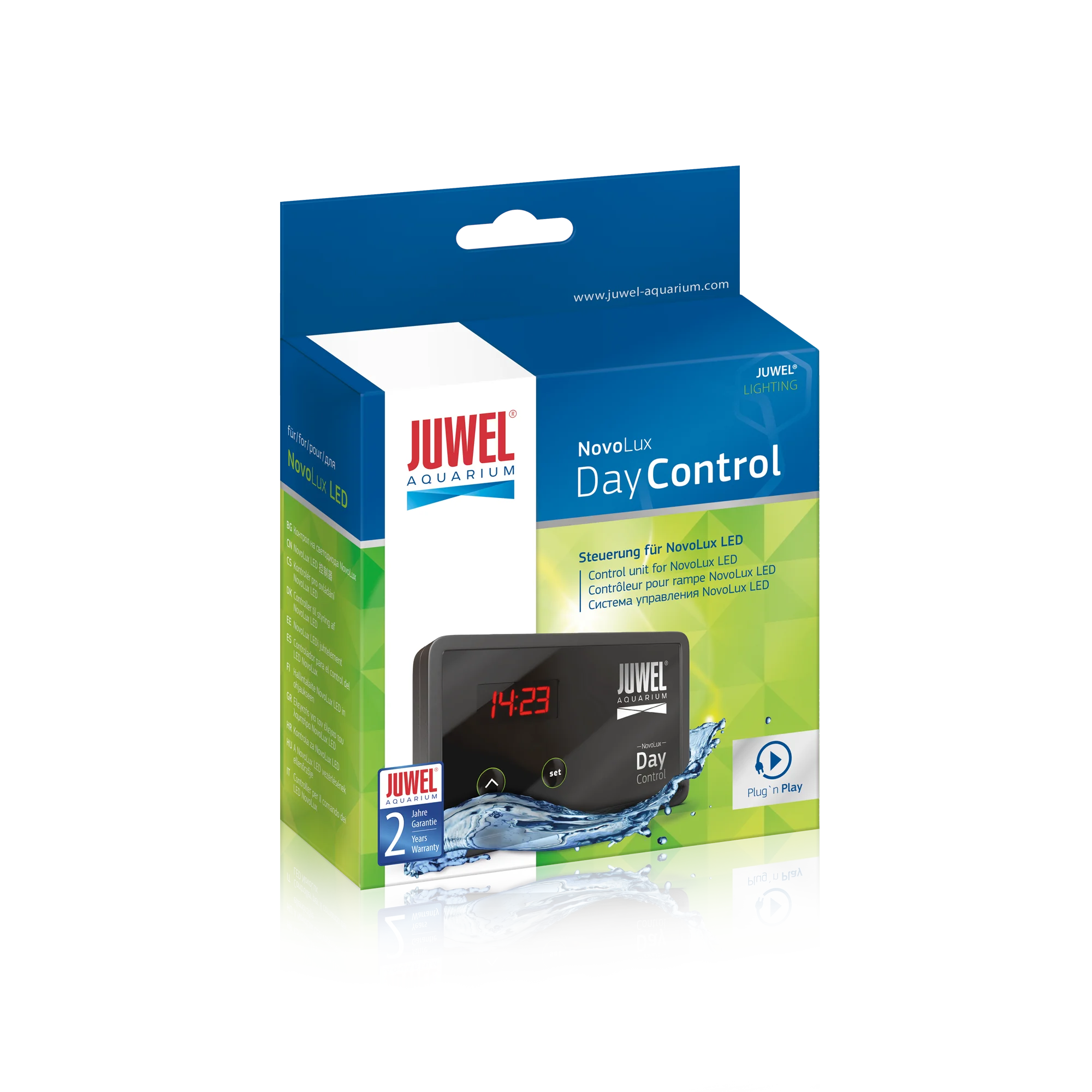 

Juwel, оригинальный программируемый ежедневный контроль NovoLux, индивидуальный восход и закат