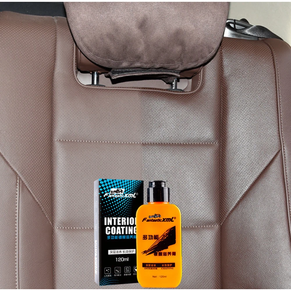 

3Pcs/Set Car Plastic Refurbishment Agent Auto Leather Plastic Renovator Paint Cleaner for Car Interior Maintenance Supplies