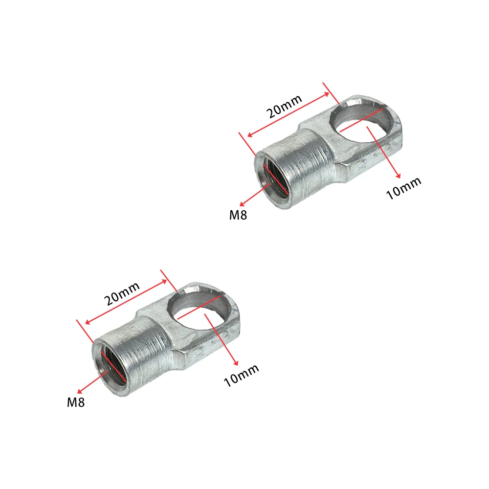 2 шт. M8 шарниры с проушинами Chimptool универсальная пылезащитная крышка клапана подъемная опора газовая стойка концевые аксессуары шаровой штифт шарнирный клапан PRI