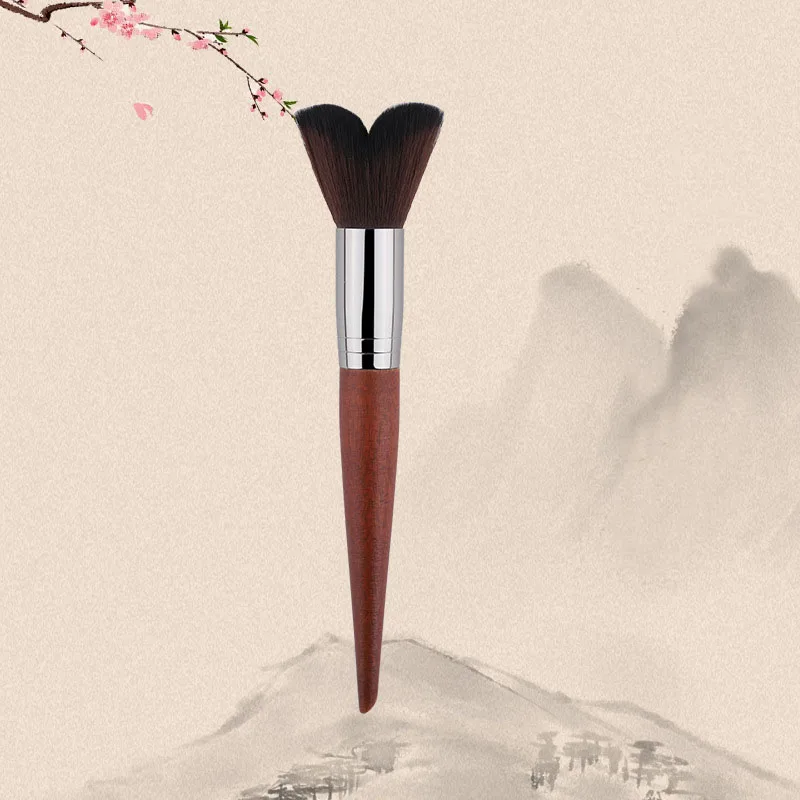 

Fishtail Jaw Line Contouring Brush Profile Shadow Facial Contour Brush Large Soft Beauty Tool Soft Wool Strong Grasping Power