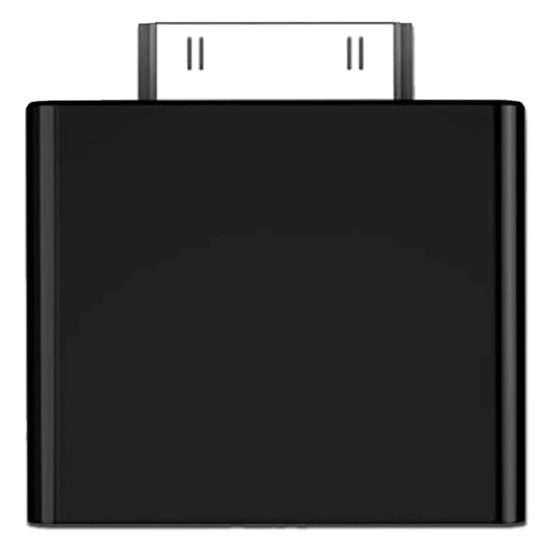 

30-Pin Bluetooth Audio Adapter Audio Transmitter Automotive Supplies Universal Easy Install Easy To Use