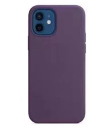 

Liquid Animation Silicone Magnetic Case For iPhone 12 Pro Max 12 Mini Case Wireless Charging Drop Protect Cover-Amethyst