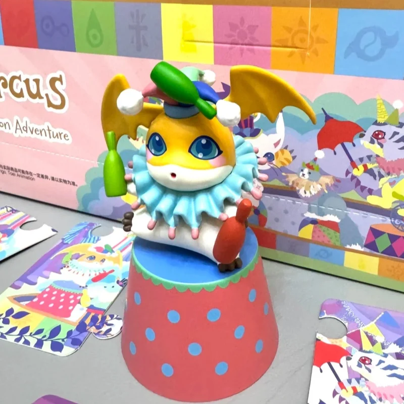 Фото Bandai Digimon Adventure Fourth Round Circus Blind Box Agumon Tailmon Gomamon Tentomon Patamon Аниме Фигурка Модель Кукла Игрушка Подарок №4