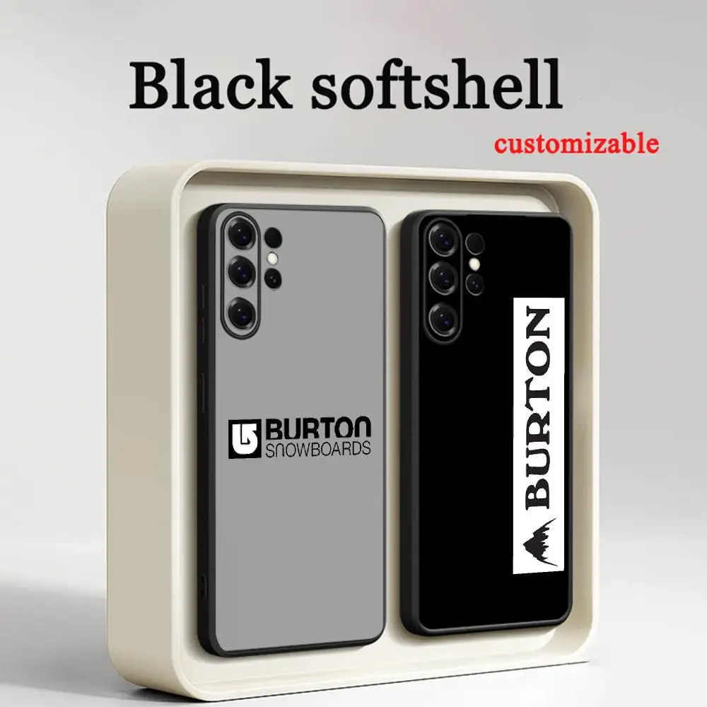 Фото Чехол для телефона с дизайном в виде плавников Burton для Samsung Galaxy S26 S25 S24 S23 S22 S21 Plus Ultra Fold, мягкий, черный. №2