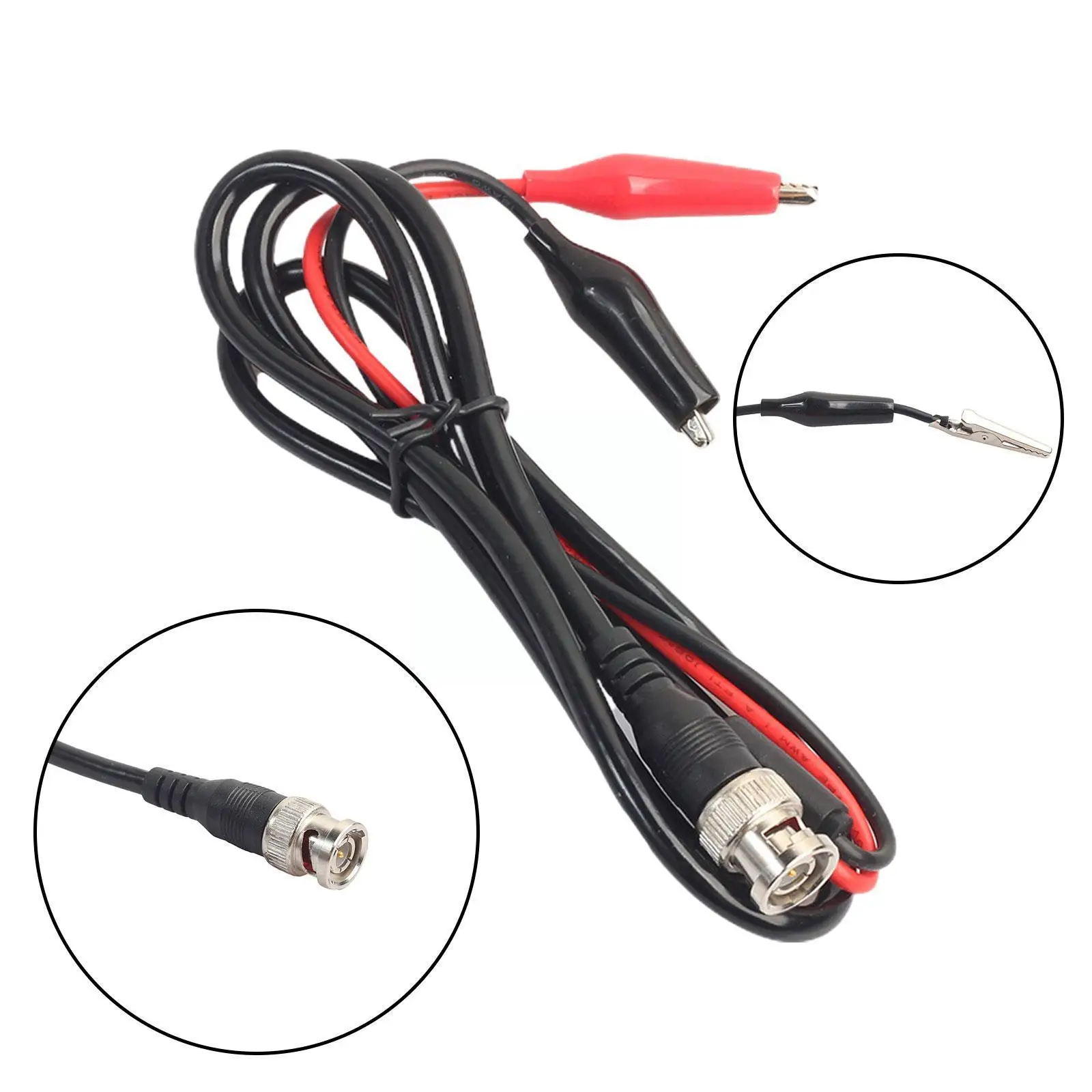

Oscilloscope Accessories BNC Test Leads BNC Q9 Male Alligator Cable Dual Connector Probe To Test Leads Oscilloscope Clips Q8W1