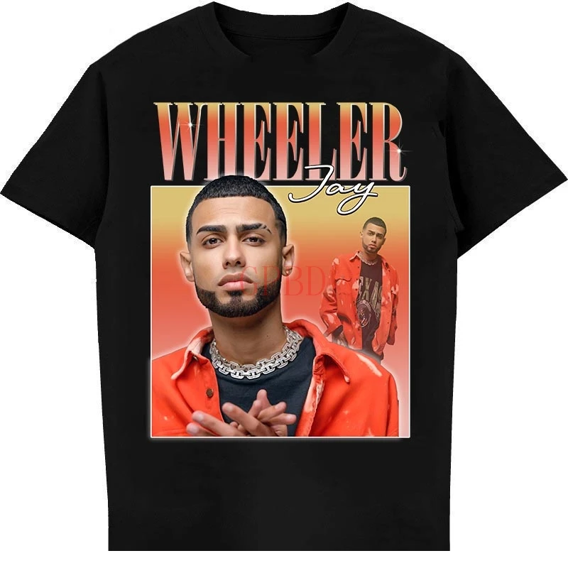 

Jay wheeler Shirt Puerto Rican Fan Art Tee 90sRetro Hip Hop Vintage Poster Style t-shirt