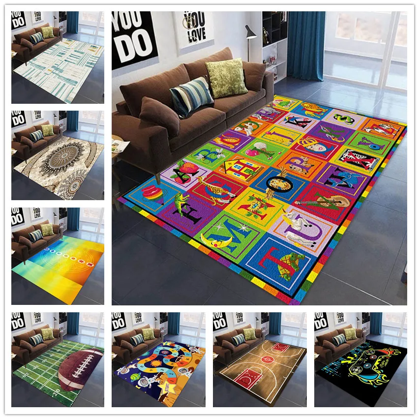 

kids soft Rug Bedroom Mat Palyer Carpet For Gameroom Door Mat Home Decoration Playgameroom Rug Tapetes De Sala