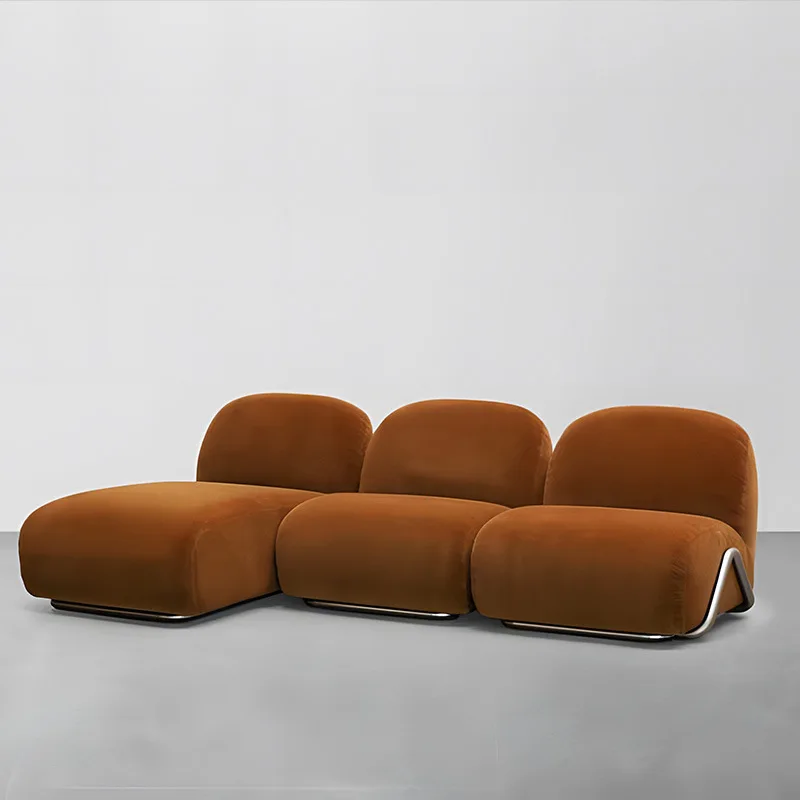 

Luxury Nordic Modular Lazy Sofa Living Room Modern Minimalist Designer Sofa Longue Loveseat Chaises De Salon Italian Furniture