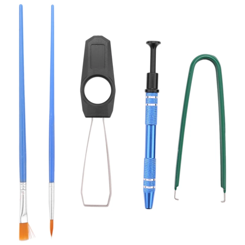 

5Pcs Switch Puller Lube Station Keycap Puller Remover Switches Keyboard Cleaner Clean Kits For Mechanical Keyboard