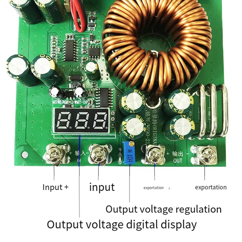 DC-DC понижающий модуль питания DC25-90V 1000W50A постоянный ток преобразователь