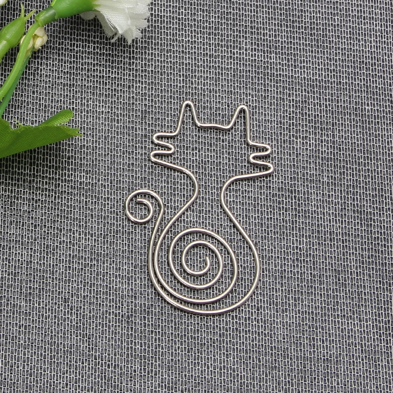 

Cute Metal Paper Clips Pin Book Bookmark Memo Clip Office School Stationery