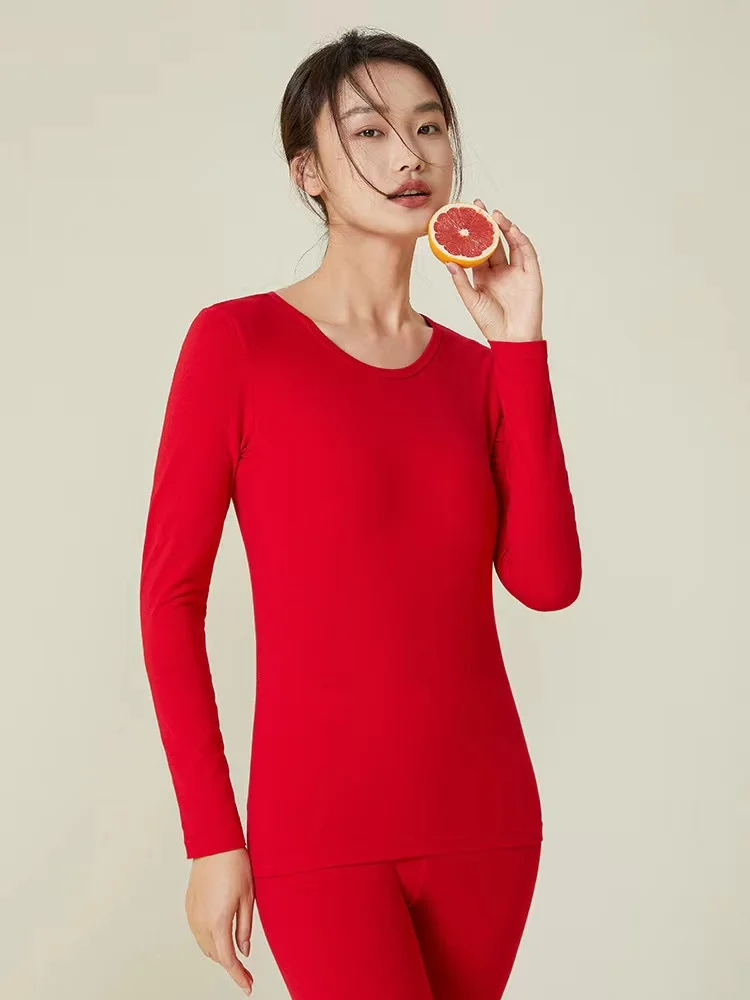 New Elastic Tight Cotton Wool Base Coat Comfortable Warm Underwear Women's Suit