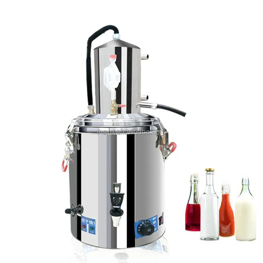 

Household Portable Herbal Essential Oil Distiller Machine /Brandy Alcohol Distiller/Hydrosol Floral Water Distilling Machine