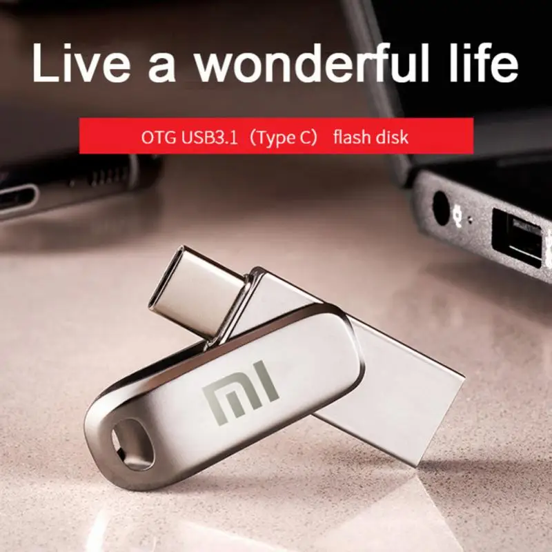 

Оригинальный USB-накопитель Xiaomi U Disk 2 ТБ 1 ТБ, 512 ГБ, 256 ГБ, 128 ГБ, USB 3,1 с интерфейсом Type-C, USB-накопитель для ПК на Android, USB-карта памяти, флеш-накопите...