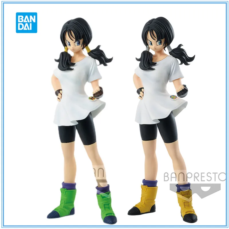 

2022 New Bandai Original Dragon Ball Z Anime Figure Videl Glitter Glamours 25Cm Action Pvc Mode Toys Exquisite Doll Gift