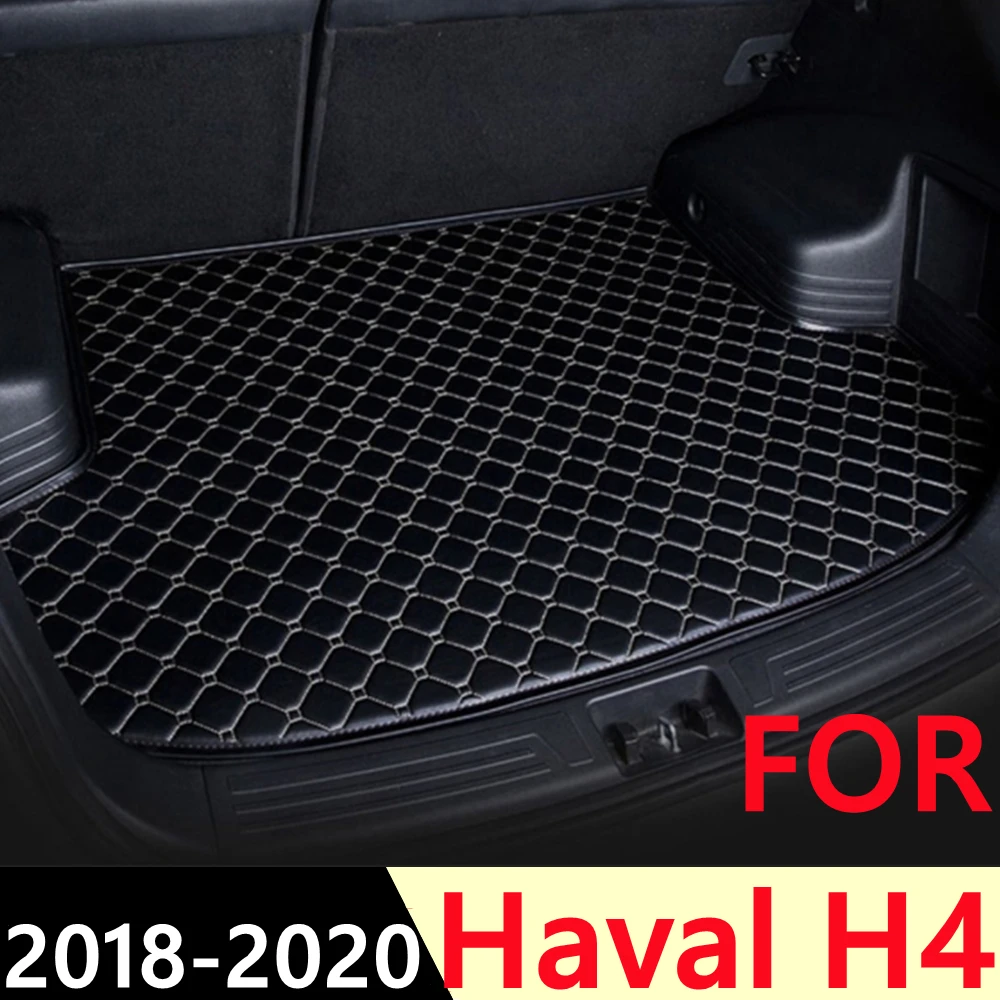 

Коврик для багажника автомобиля для Haval H4 2018 2019 2020 плоский боковой водонепроницаемый задний грузовой коврик аксессуары для багажника