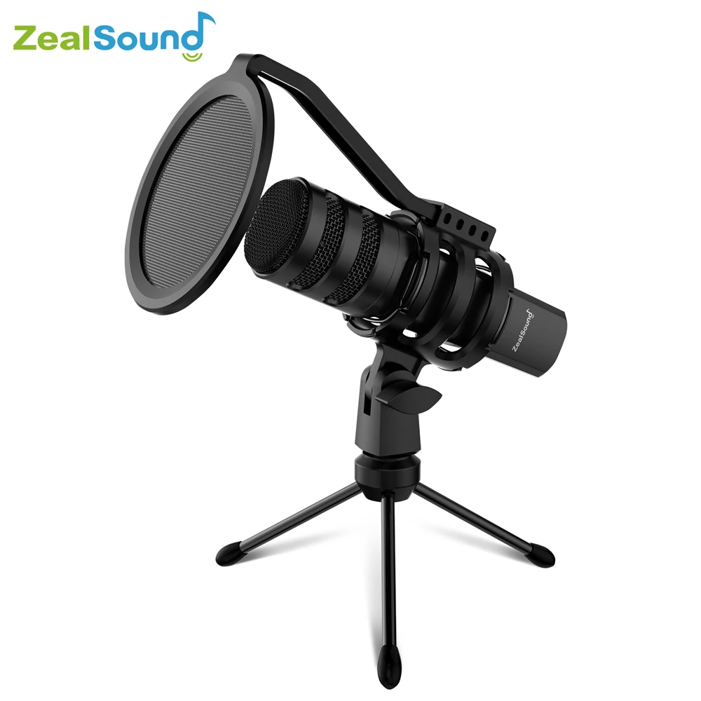 

Профессиональный конденсаторный микрофон, USB-микрофон для YouTube, записи, потоковых игр, совместим с ПК, ноутбуком