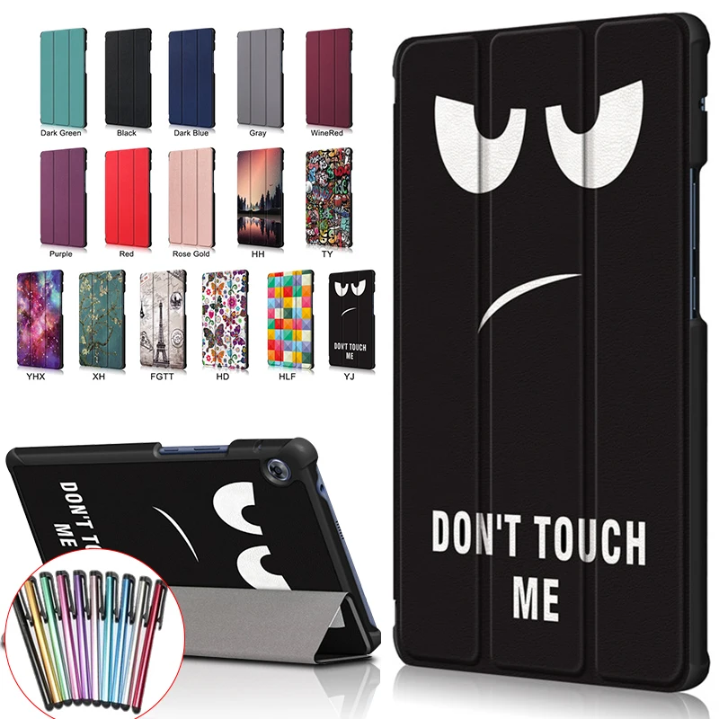 

For Huawei MatePad T8 case 8.0 Leather Ultra Slim cover MatePad T8 Case Kobe2-L03 KOB2-L09 tablet Magnet shell Stand Shell+Pen