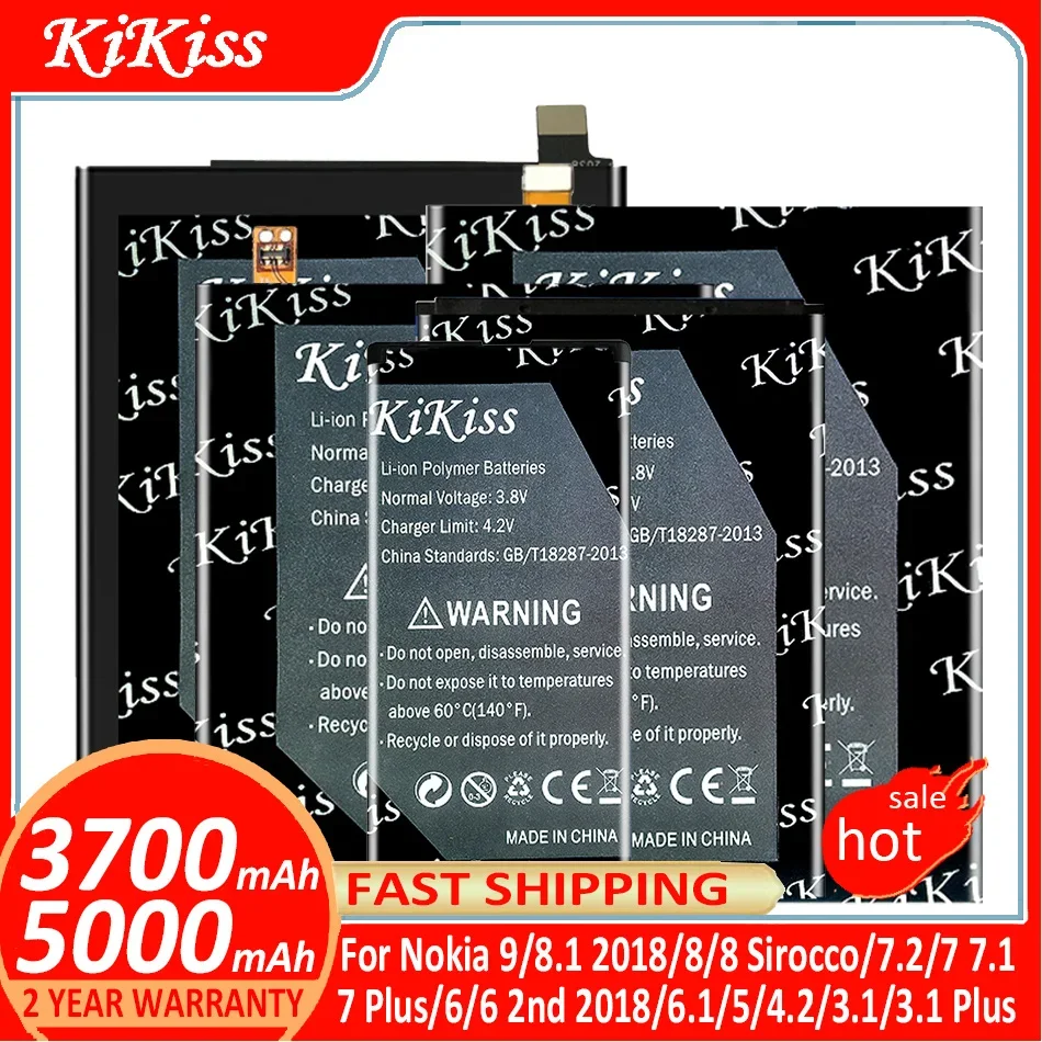 HE328 LC-620 HE347 HE317 HE316 HE335 HE344 HE345 HE353 HE321 HE336 WT330 Аккумулятор для Nokia 9 8.1 8 7.2 7 7.1 6 5 4.2 Plus 2018