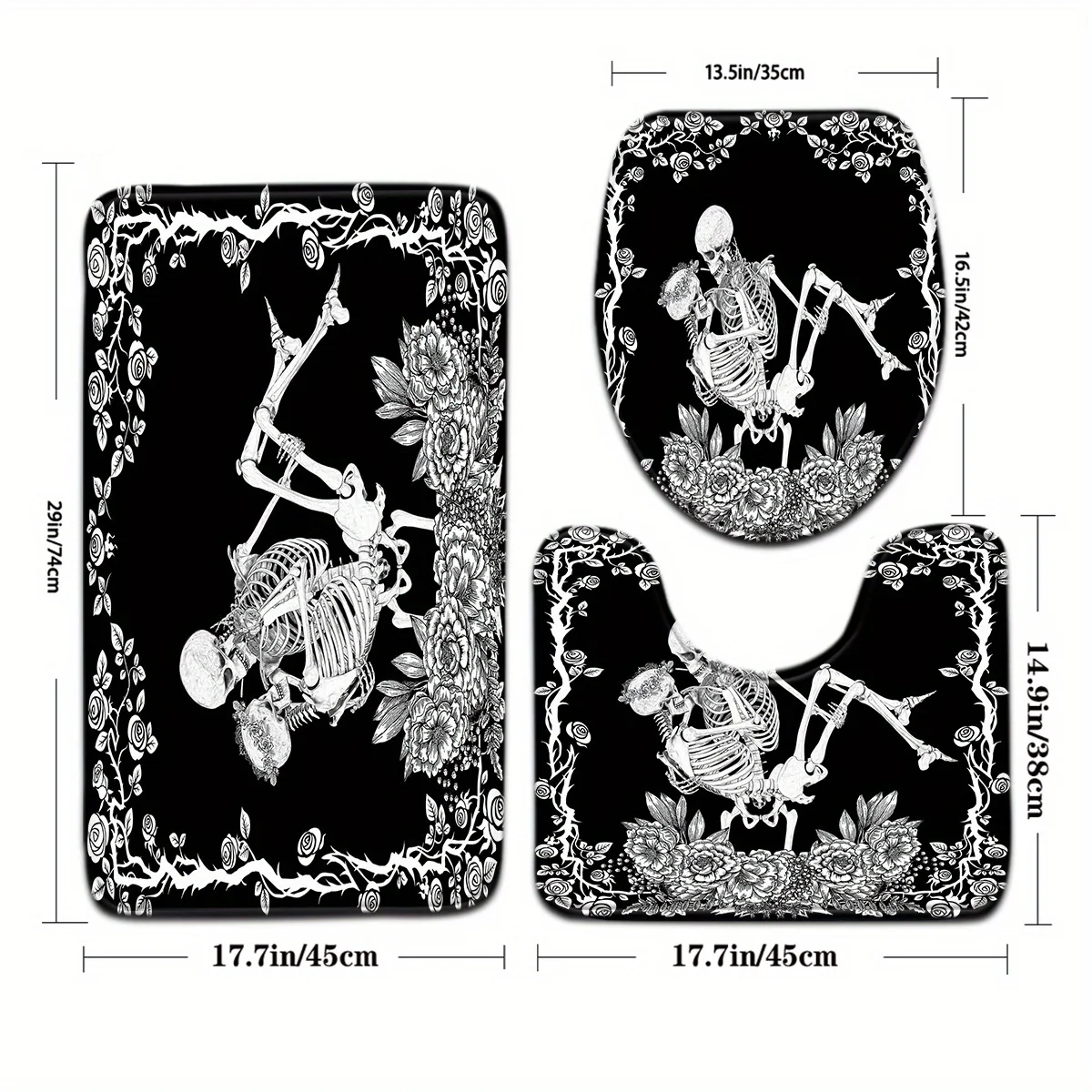 

Набор для ванной комнаты в готическом стиле