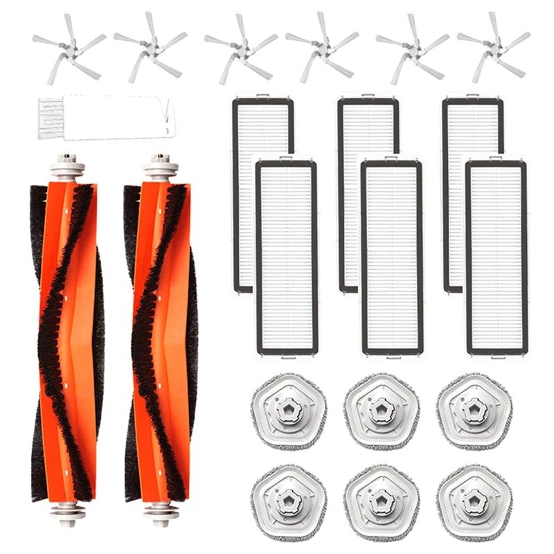 

Швабра с основной боковой щеткой, HEPA фильтр для пылесоса Dreame Bot W10 W10pro, Сменные аксессуары