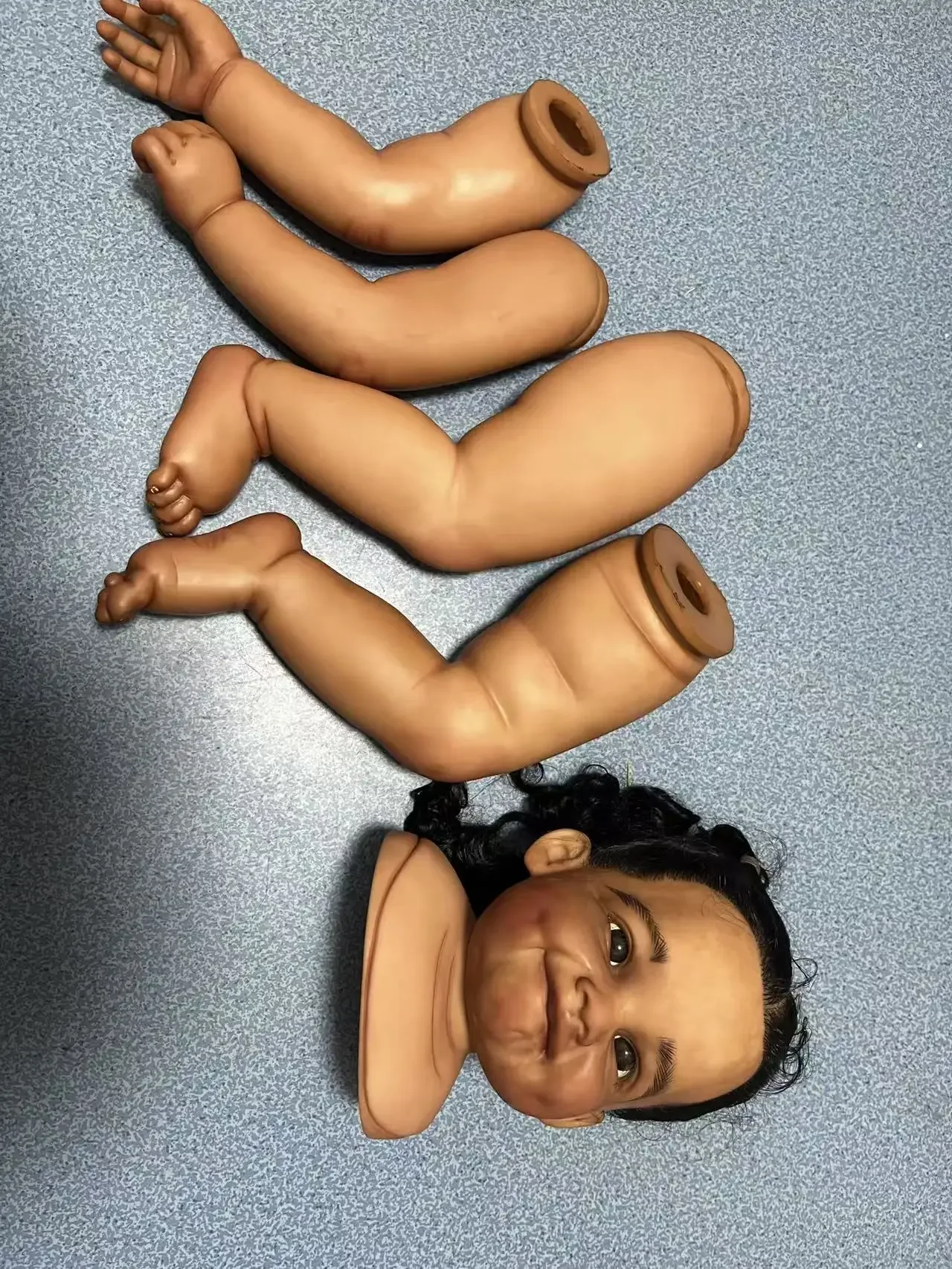 DLS индивидуальная ограниченная поставка 28 дюймов Reborn Baby Raya с набором для