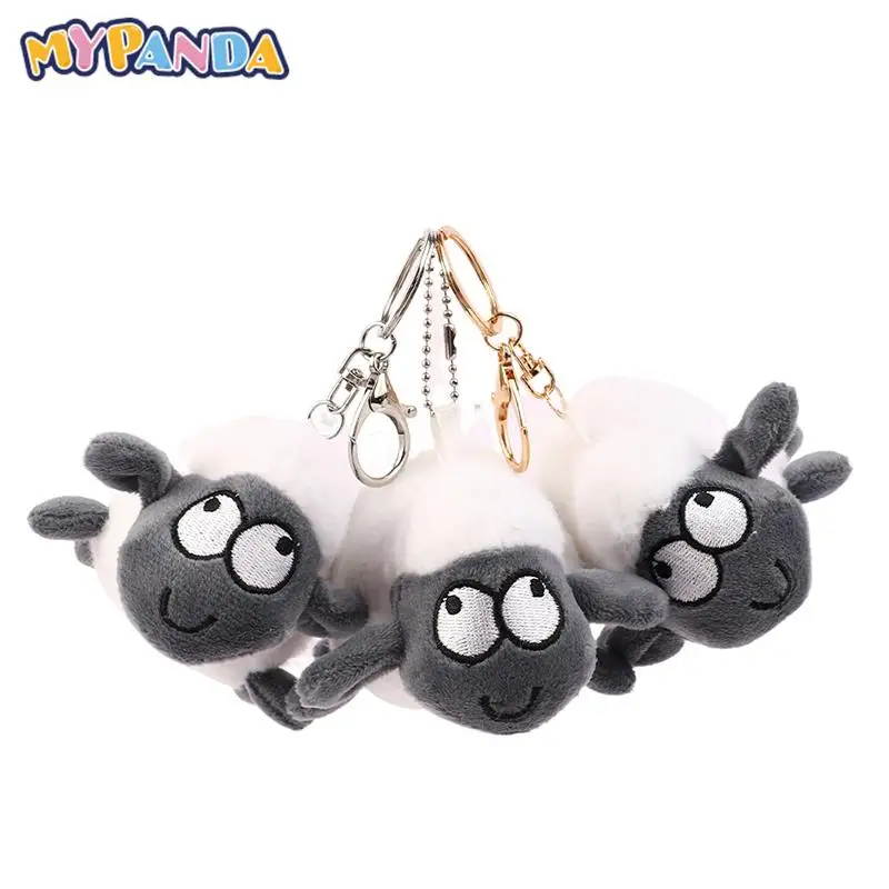 

1PC 10cm Sheep Cute Keychain Stuffed Plush Pendant Decoration Gifts For Kids Sheep Anime Keychain Accessories