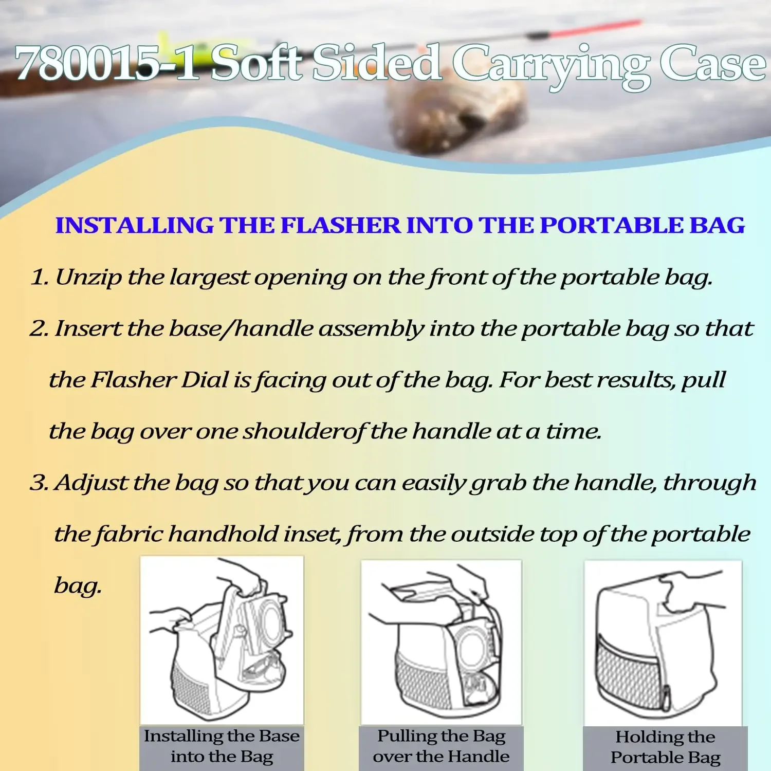 780015-1 CC ледяная Мягкая двусторонняя переноска фотовспышки без шаттбола для всех