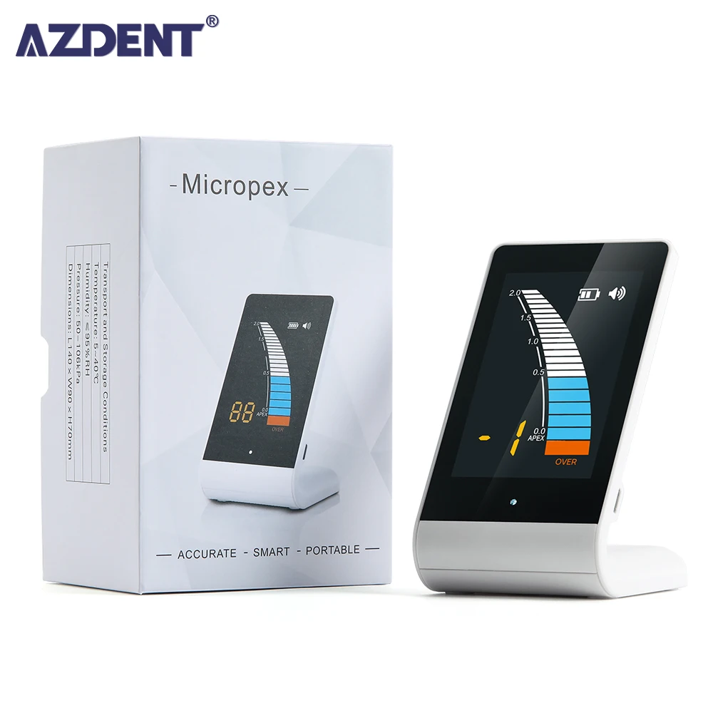 AZDENT Dental Endo Apex Locator Dentistry Endodontics Root Canal Measurement Mini Root Canal Located Instruments Dentistry Tool