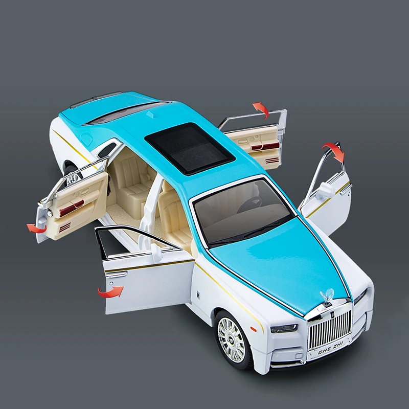 1:24 R0lls-R0yce Phantom роскошный автомобиль из сплава элитная модель литье под давлением