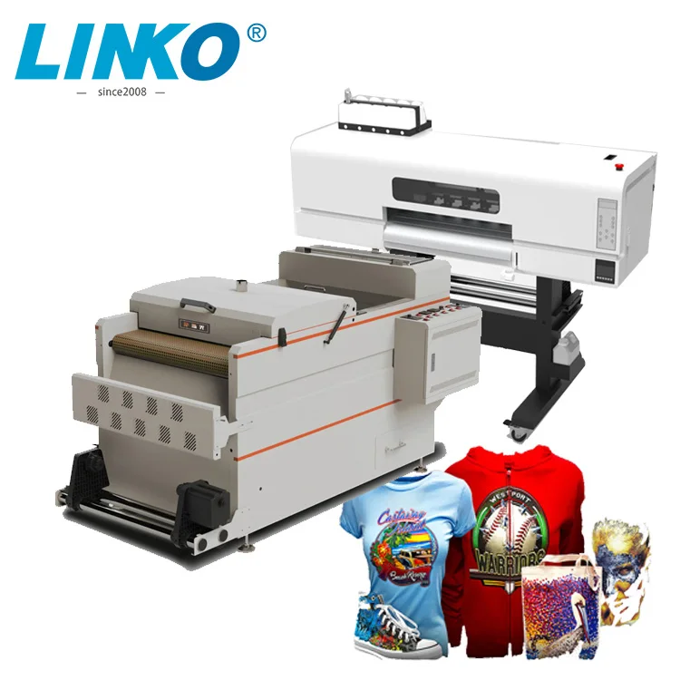

4 Head I3200 Digital DTF Printer 60cm A3 PET Film Offset T-shirt DTF Printing Machine Shake Powder DTF Printer