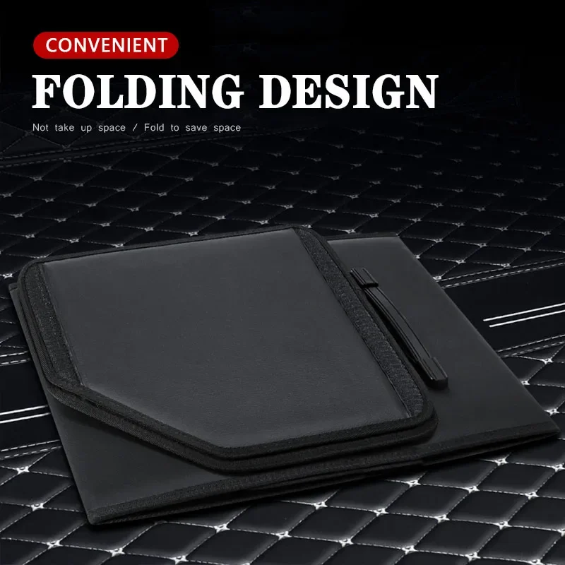 Складной ящик для хранения багажника автомобиля кожаный органайзер путешествий