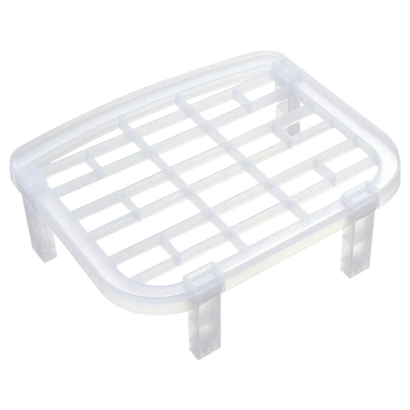 

Stackable Dish Rack to Hold Kitchen Supplies Storage Rack Plastic Drain Rack