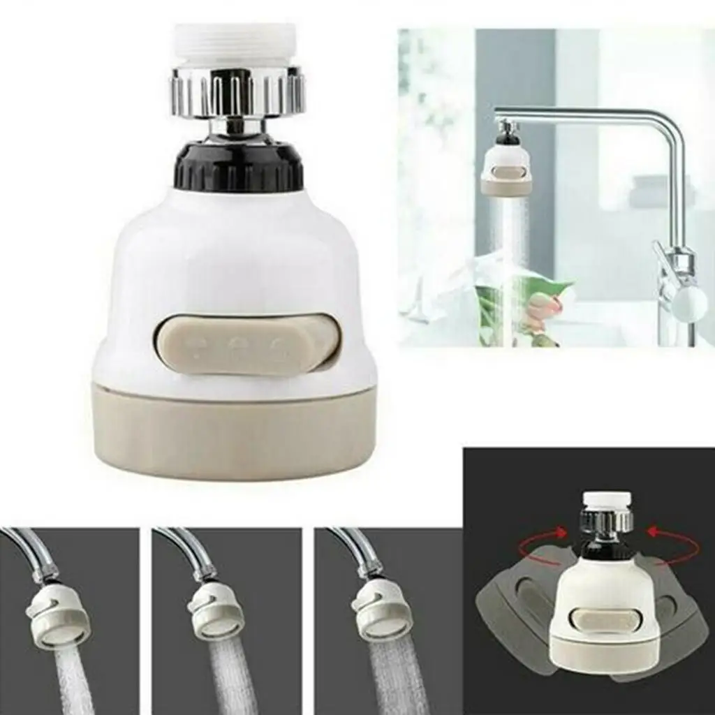 

360 Swivel Faucet Kitchen Faucet A Splashing Tap Aerator Bubbler 3 Speed