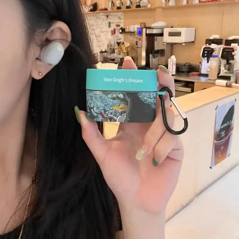 Фото Чехол для SONY WF-1000XM6/5 с рисунком «Звездное небо» для Airpods Pro 2, для Galaxy Buds 4/4 Pro/3 Pro, для Vivo TWS5, для Beisi MC2 Air. №4