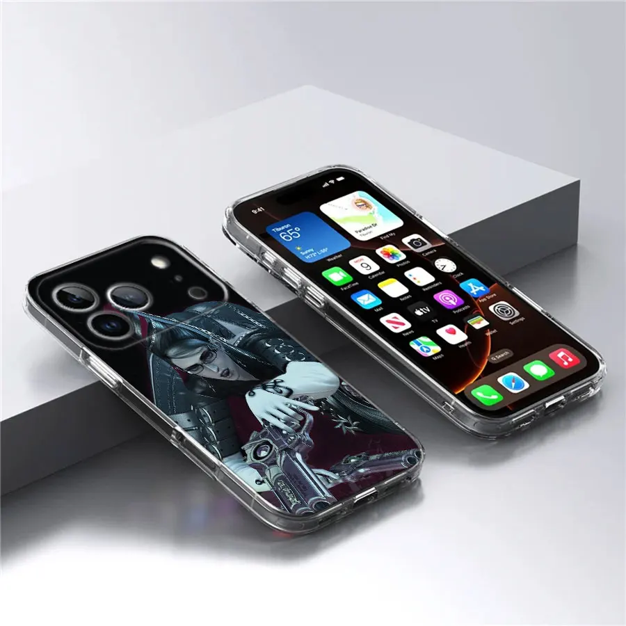 Фото Чехол Bayonetta для iPhone 17 Air, 16E, 17E, 16 Pro, 15 Pro Max, 14, 13 Plus, 12 Mini, 11, защитный чехол для камеры Apple из ТПУ №3