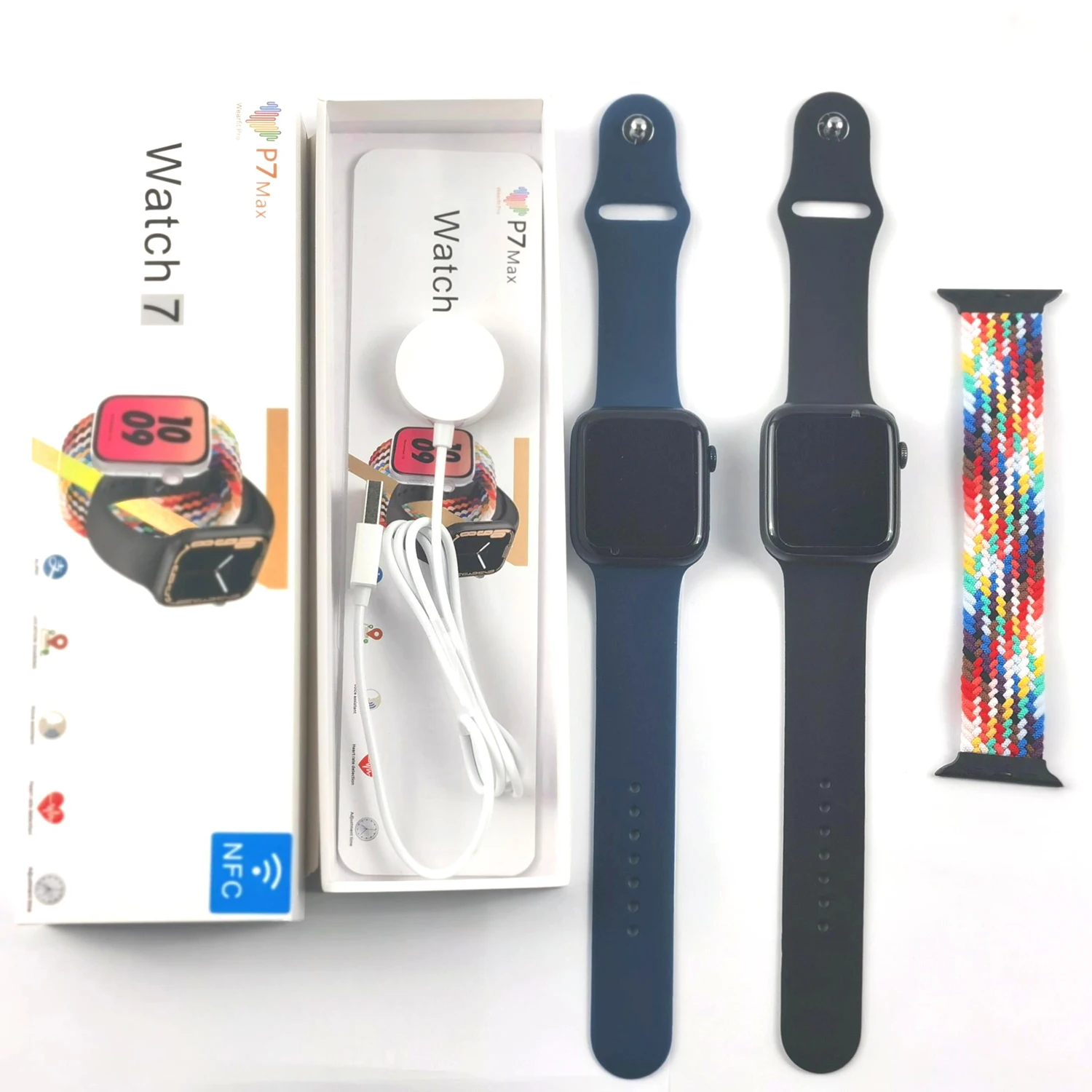 Рождественские Смарт-часы P7 Max с Bluetooth 1 82 дюйма женские музыкальные спортивные