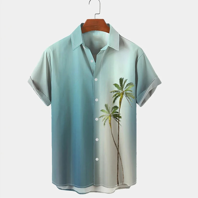 

Harajuku Feather Hawaiian Men's Shirt Printed Short Sleeve Casual White Street Summer Beach Shirts For Men Clothing 2023 Summer