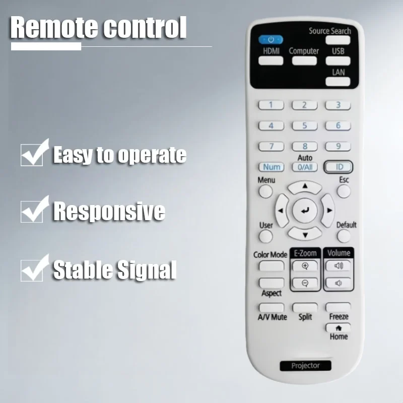 Фото Подходит для проектора Epson с дистанционным управлением голосом CB-X05 X39 W05 X06 EB-C765XN S41U05 №1