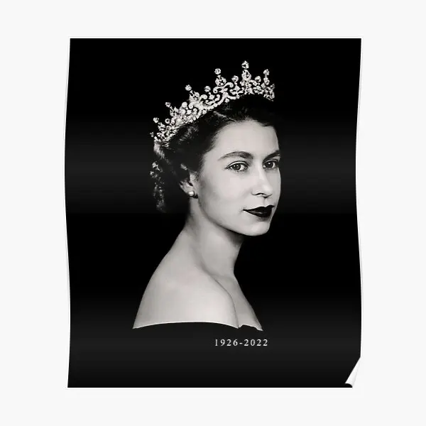 

Рип королева Елизавета Ii ее величество плакат на стену забавная роспись художественная комната Современная печать Декор для дома картина без рамки