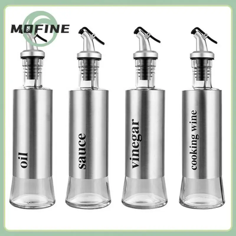 

Dust-proof Storage Bottles For Oil And Vinegar Kitchen Condiment Bottle Supplies Durable Oil Pot Leak-proof Stainless Steel