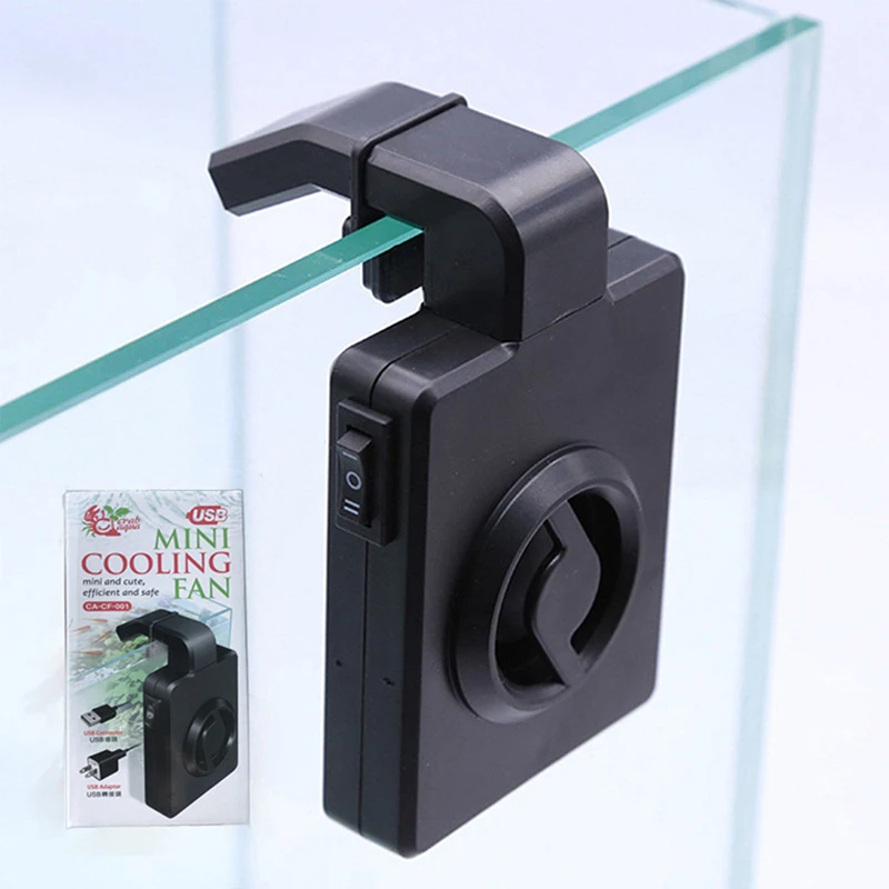 

2-speed For Usb Cooling Fish Fan Saving Controller Pet Aquarium Supplies Adjustable 1pcs Temperature Mini Energy Tank