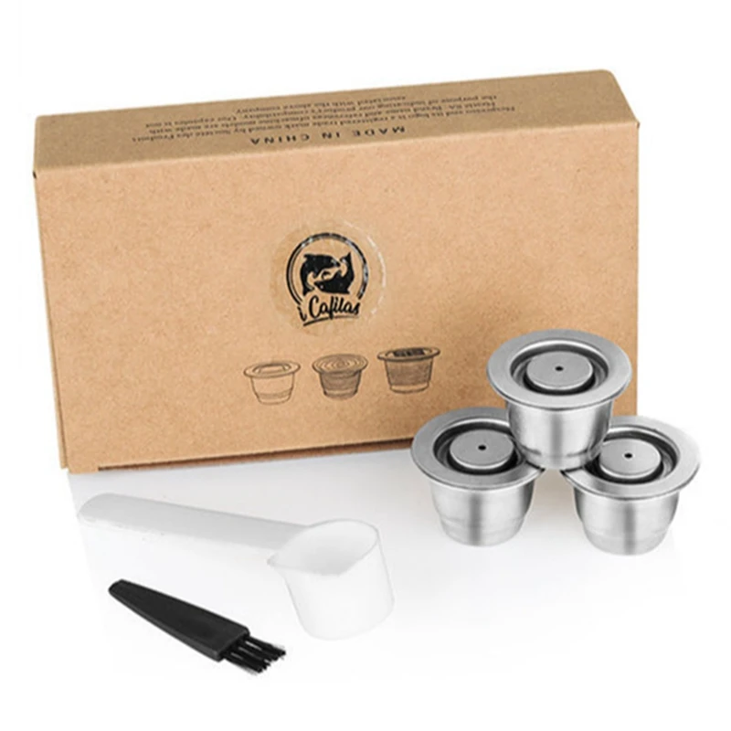 

Icafilas For Nespresso Stainless Steel Reusable Cafissimo Coffee Capsule Filter, Coffee Capsule Suitable For Cafissmio