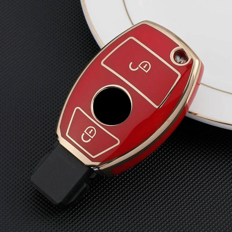 Для Mercedes Benz W204 W463 W176 W251 W205 A200 A260 A C R G Class GLA CLA GLK GLC CLS Чехол для ключей TPU Shell Fob Protector