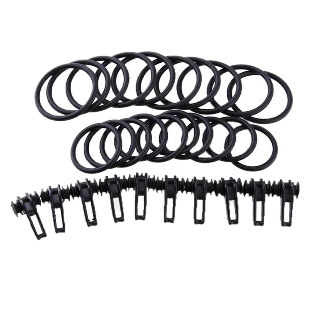 

10 шт., Пластиковые регулируемые рыболовные удочки