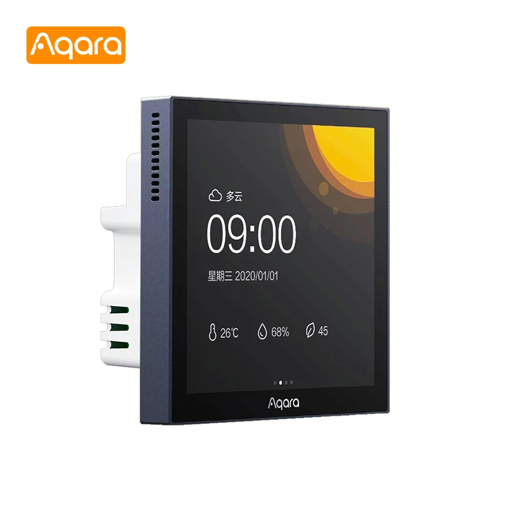 

Aqara Switch S1 Scene Panel Work with Apple Homekit Zigbee 3.0 3.95"Smart Touch Screen AI Gesture Recognition Siri Voice Control